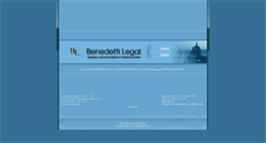 Desktop Screenshot of benedettiabogados.com